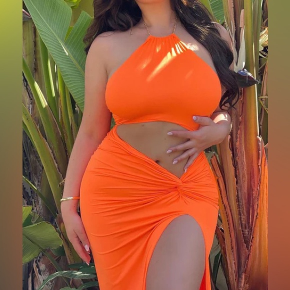 Gonna Love You Anyway Maxi Dress - Orange